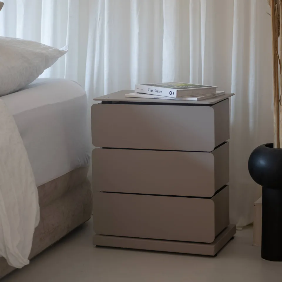 Spinder Design ladekast Joey 3 silky taupe, foto 6