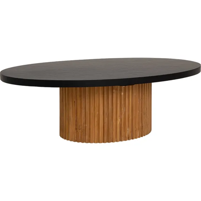 Tower Living Palazzo - Coffeetable oval 130x75x40 Bruin