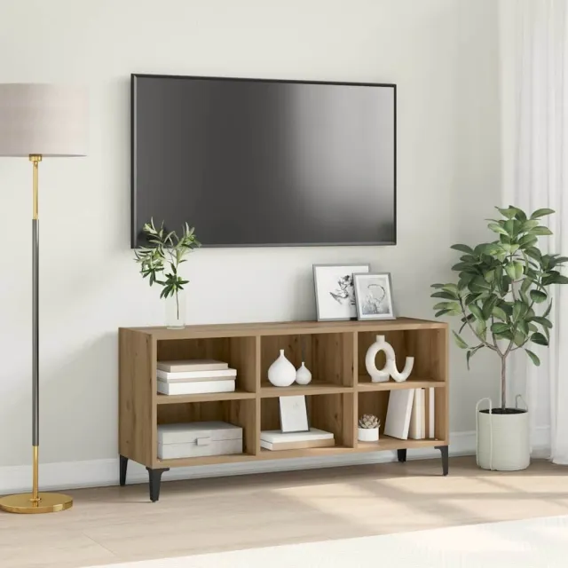 vidaXL Tv-meubelset 103,5 x 30 x 50 cm Bruin Geconstrueerd hout