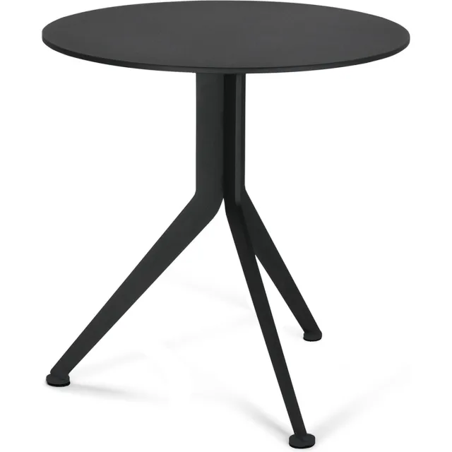 Spinder Design bijzettafel Daley Low - Zwart - Ø 38 - Staal