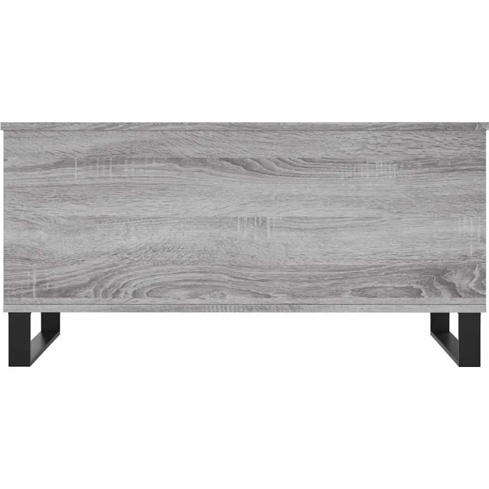 vidaXL Salontafel 90x44,5x45 cm bewerkt hout grijs sonoma eikenkleurig, foto 4