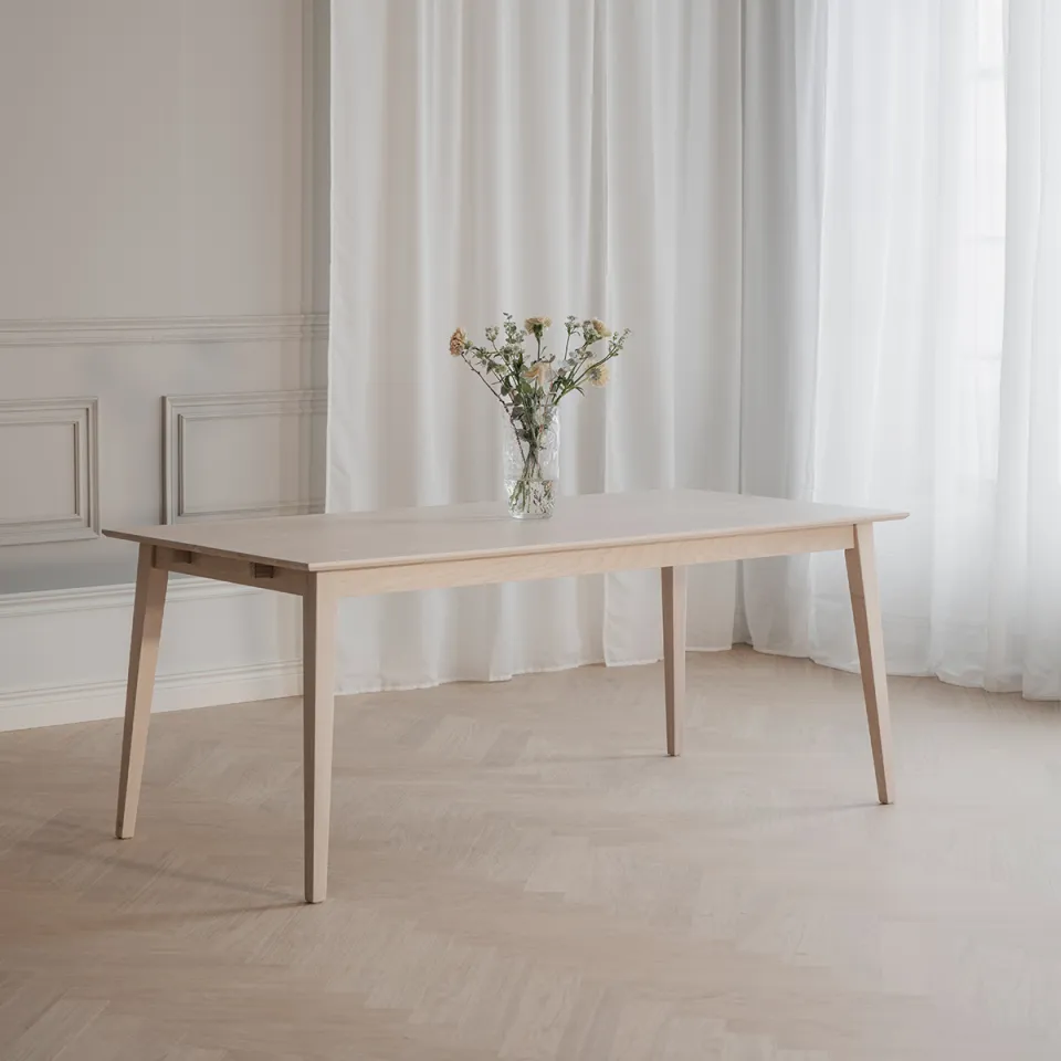 Rowico Home Filippa verlengbare houten eettafel whitewash - 180 x 90 cm, foto 4