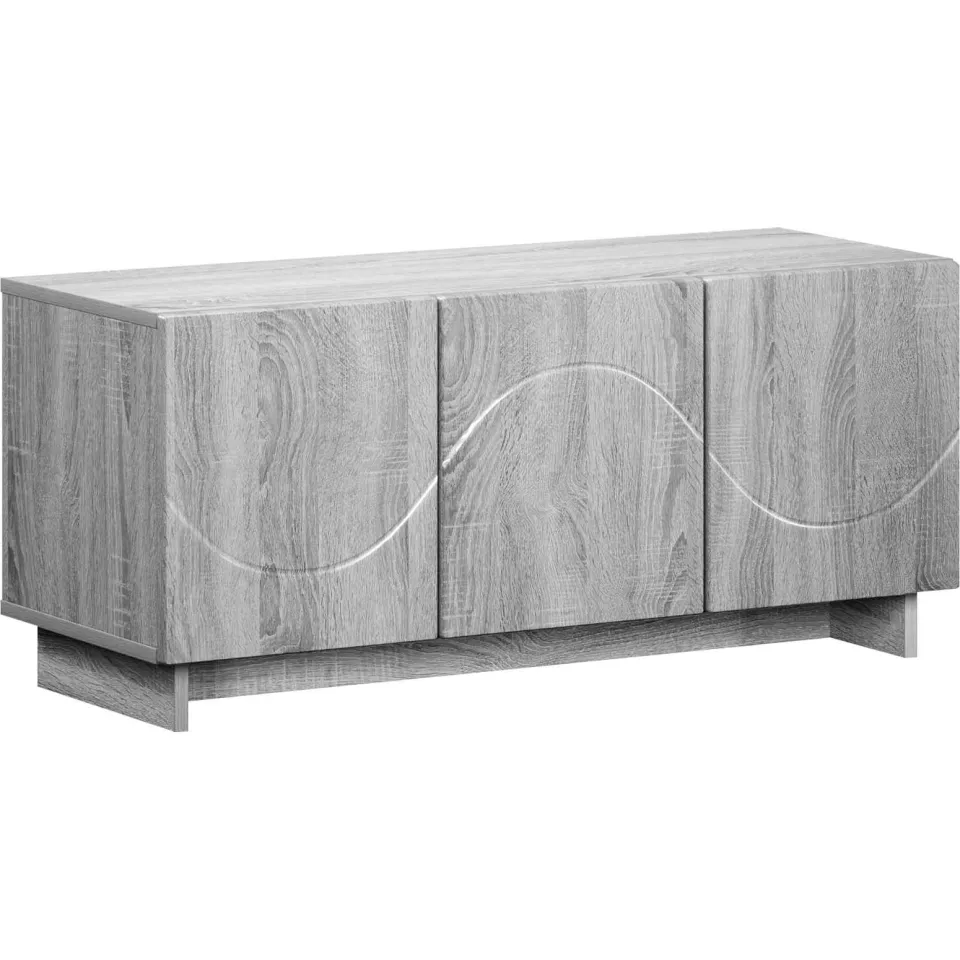 vidaXL tv-meubel 90 x 34,5 x 40 cm Grijs Sonoma Bewerkt hout, foto 3