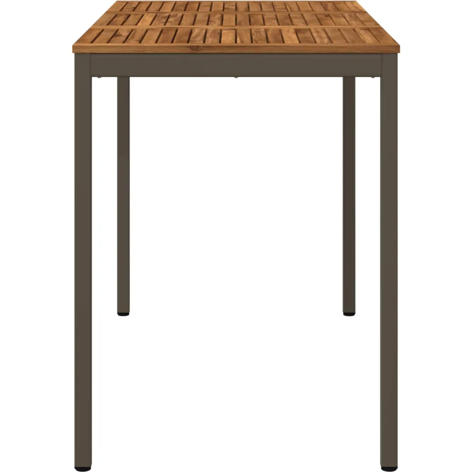vidaXL Tuinbar Tafel NAARDEN Natuurlijk en Koffie 141 x 80,5 x 105 cm bruin, foto 4