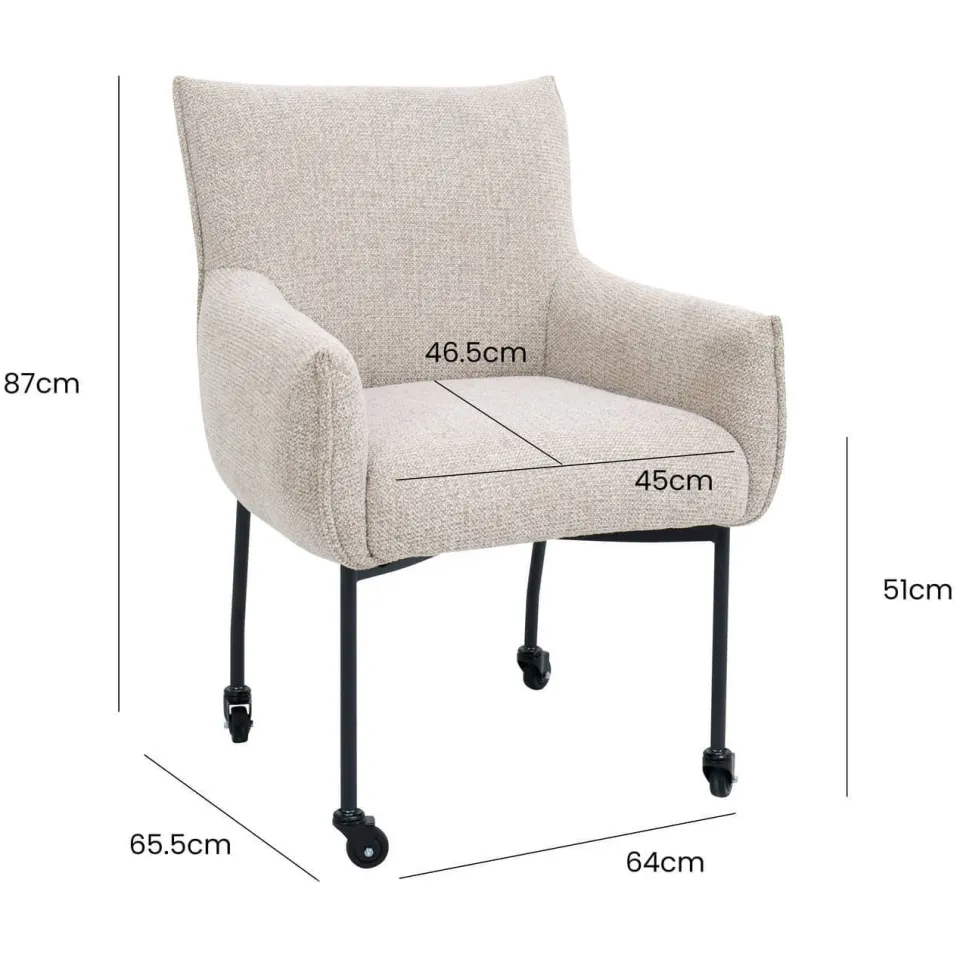 Giga Meubel Arboga eetkamerstoel taupe, foto 5
