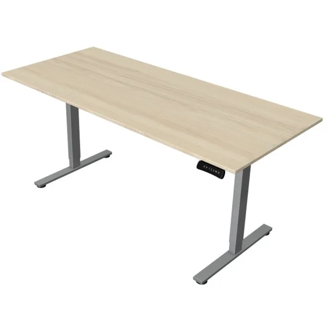 Kerkmann Zit-sta bureau Move New Base – Elektrisch bureau – 160 x 80 cm – Essen essen kleurig