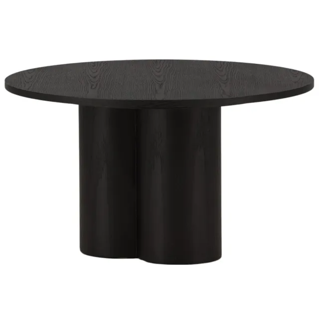 QUVIO Udo Salontafel - Zwart Fineer - Moderne Salontafel - Duurzaam Design