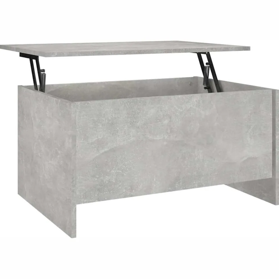 vidaXL Salontafel 80x55,5x41,5 cm bewerkt hout betongrijs