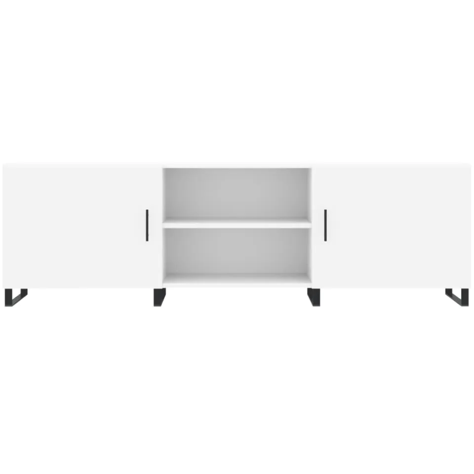vidaXL Tv-meubel 150x30x50 cm bewerkt hout wit