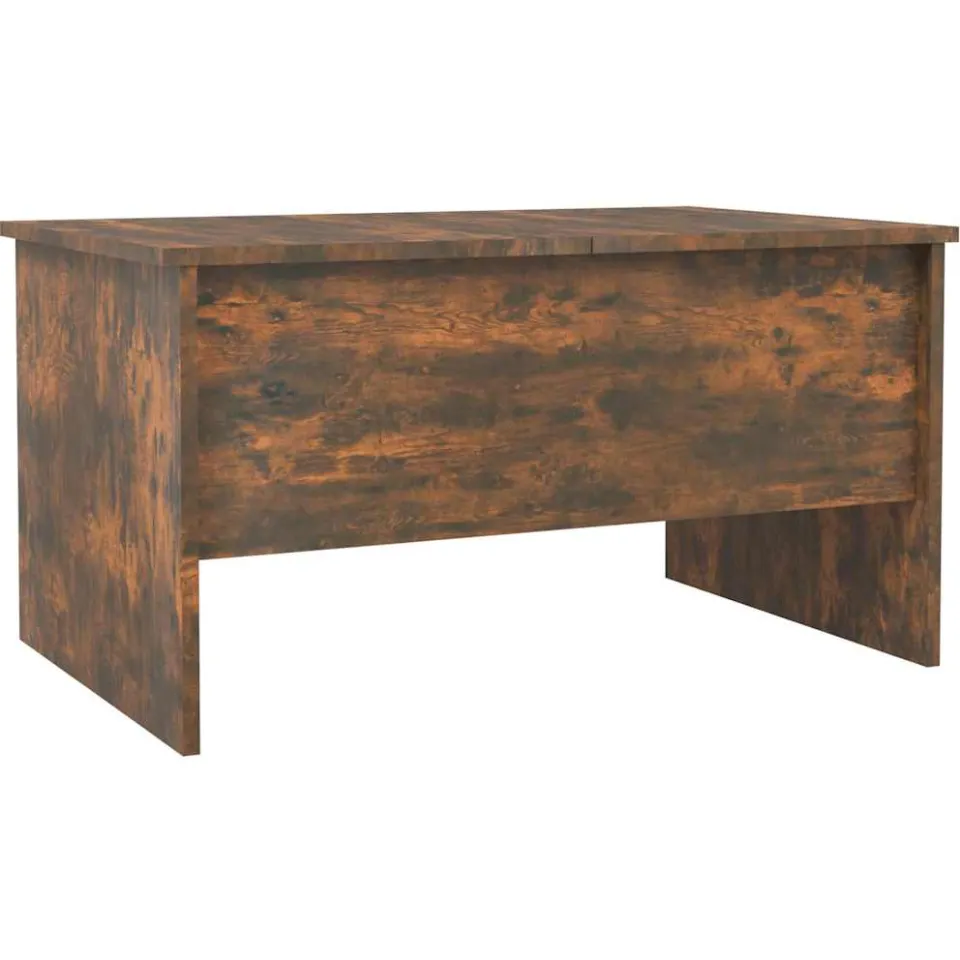 vidaXL Salontafel 80x50x42,5 cm bewerkt hout gerookt eikenkleurig, foto 4