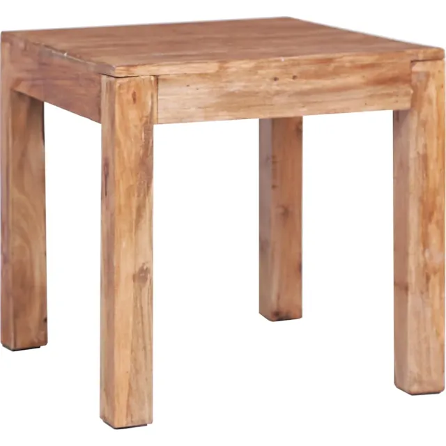 vidaXL Salontafel 53x50x50 cm massief mahoniehout bruin, foto 2