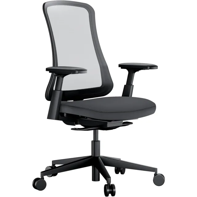 ProtoArc Flexer Ergonomische Bureaustoel – Mesh – Dynamische Lendensteun – Verstelbare Zitdiepte – 2D Armleuningen – Kantelbaar tot 125° – Zwart Zwart | Flexer