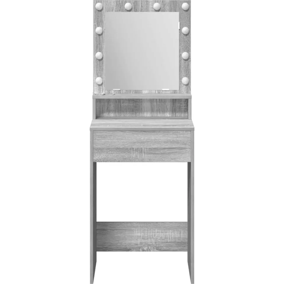 vidaXL Plafondtafel Grijs Sonoma 50 x 41 x 135 cm Bewerkt hout, foto 3
