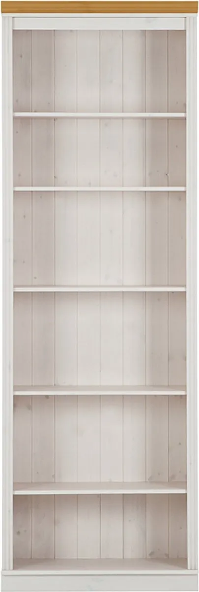 Notio Living Anita-Boekenkast 6 Open Witte Honing