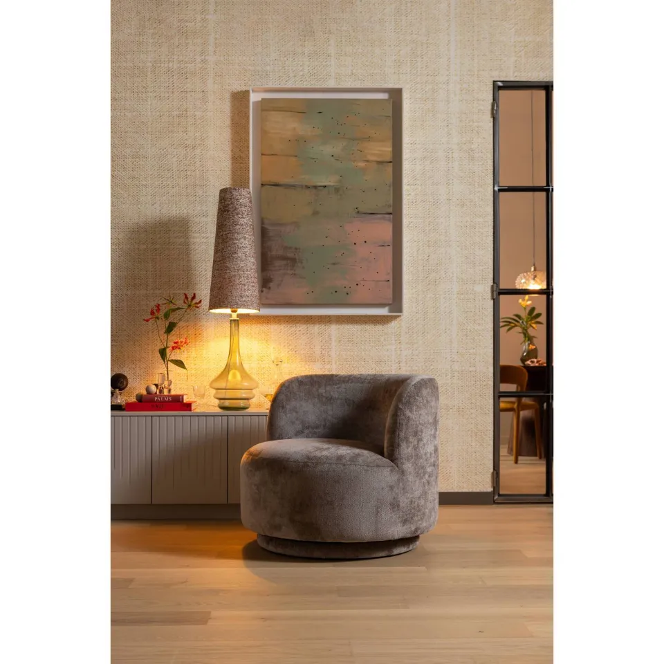 WOOOD Popular Fauteuil - Polyester - Naturel - 72x81x80, foto 4