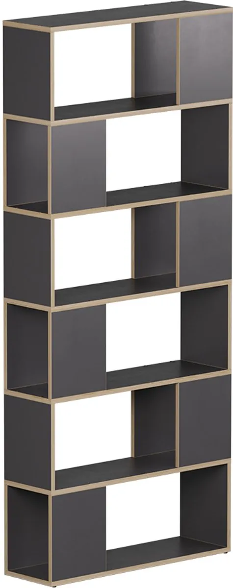 Vicco Eneos Ruimteverdeler – 80 x 186 cm Antraciet/eiken
