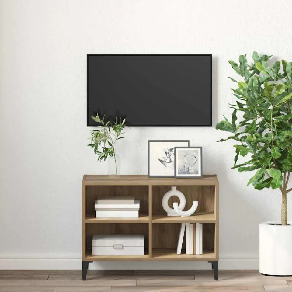 vidaXL Tv-meubelset Bruin Geconstrueerd hout, foto 4