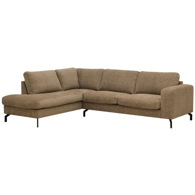 DÉJA Living DÉJA Hoekbank 3-zits Parker Taupe Links
