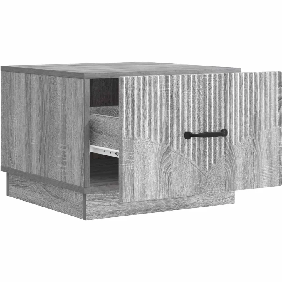 vidaXL Salontafel Grijs sonoma 49 x 50 x 37 cm Bewerkt hout, foto 3