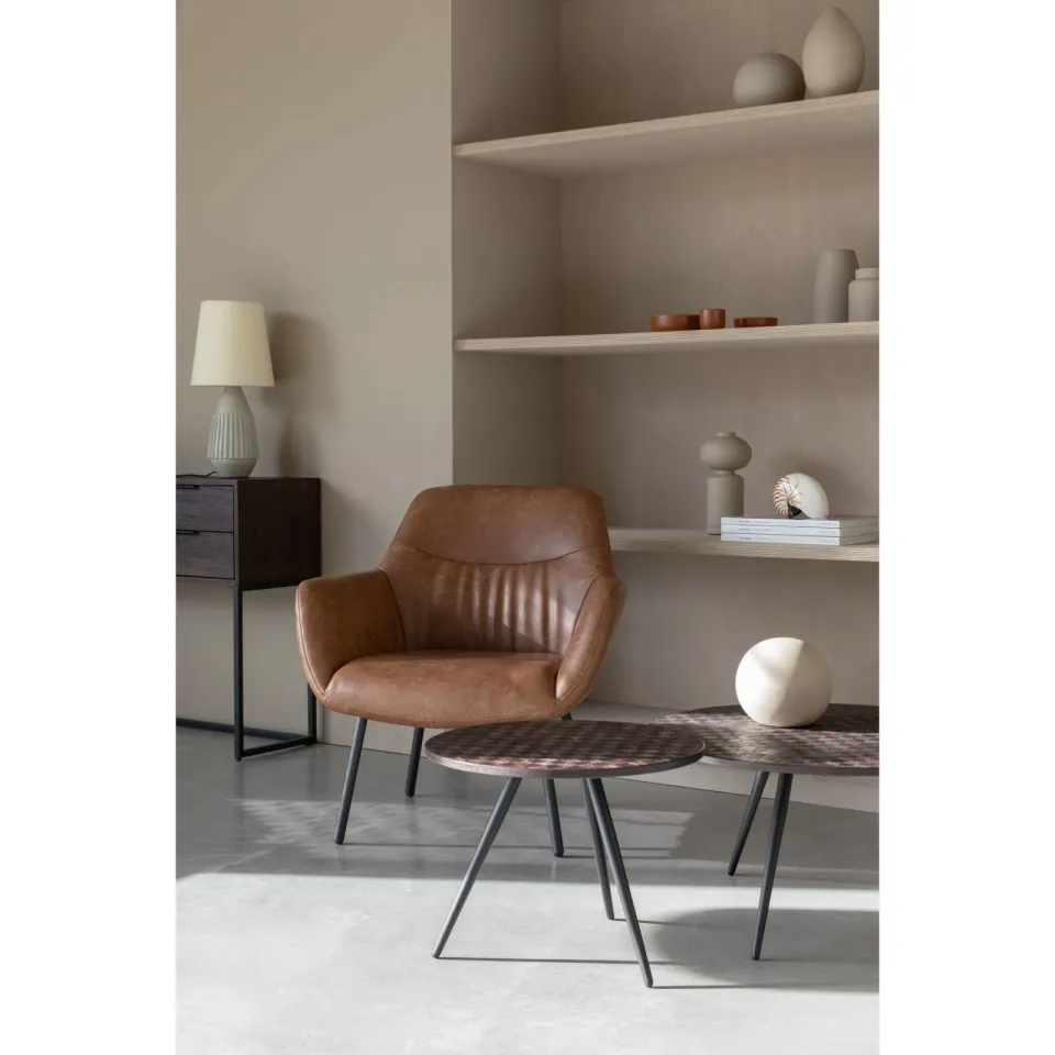 Housecraft Living salontafel (set van 2) Webster donkerbruin, foto 6