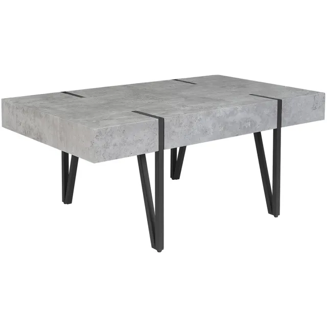 Beliani ADENA - Salontafel - Lichtgrijs - MDF