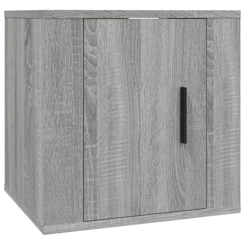 vidaXL 8-delige Tv-meubelset bewerkt hout grijs sonoma eikenkleurig, foto 4