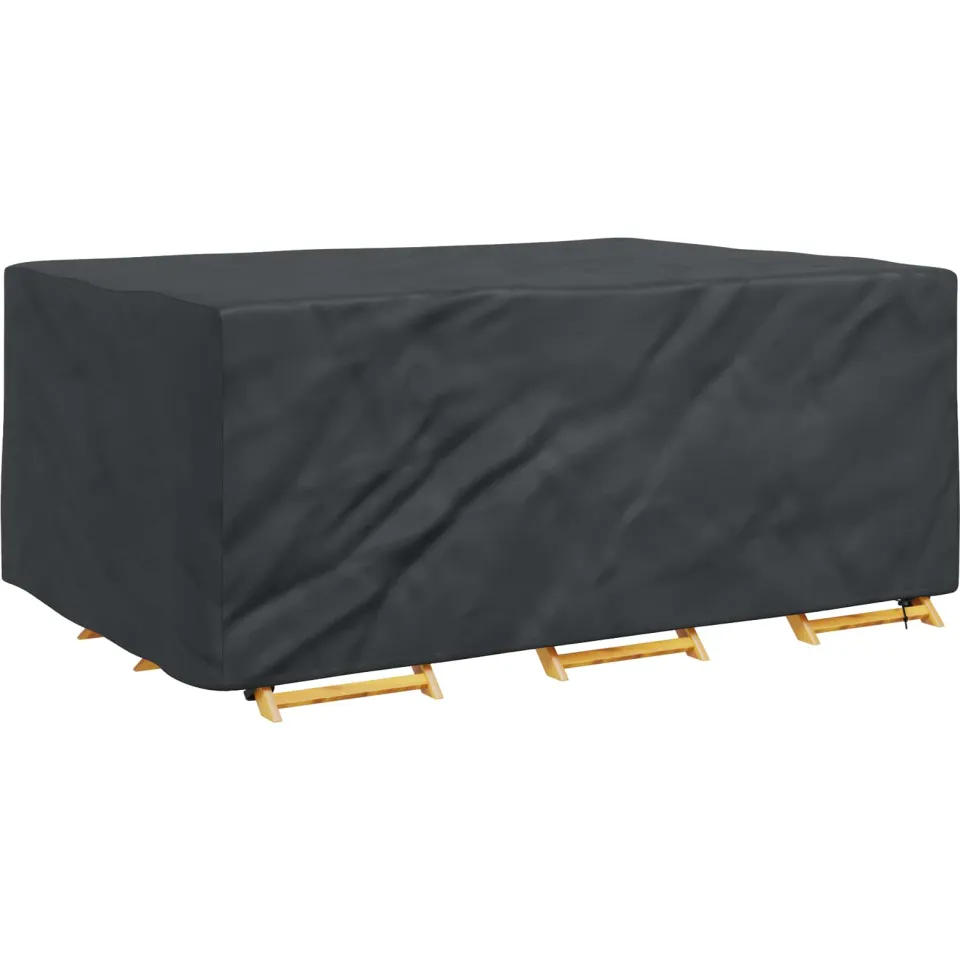 vidaXL Meubelhoes Effen Zwart 230 x 165 x 80 cm