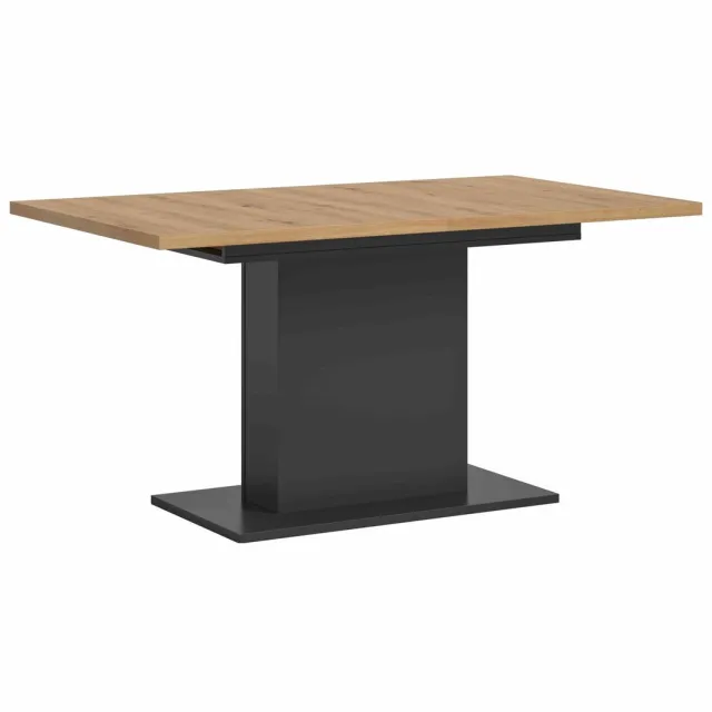Furnilux Motion eettafel kolom uitschuifbaar Artisan NB grijs NB - 90x150x76cm