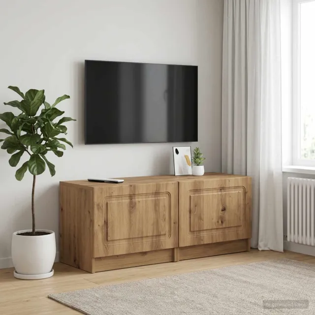 vidaXL Tv-meubel Artisanaal eiken Bewerkt hout, foto 2