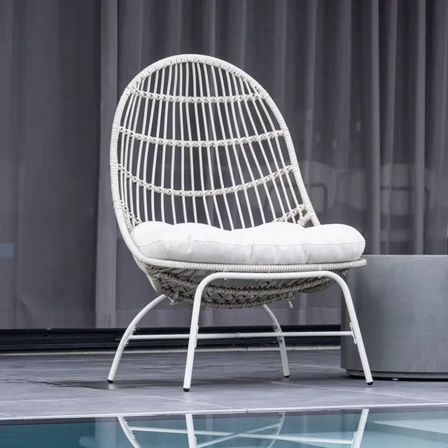 Nohr Shariece outdoor loungestoel beige, foto 2