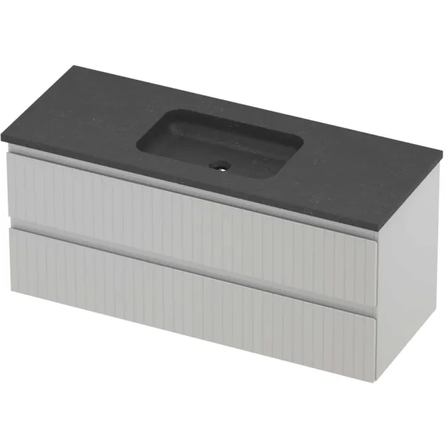 Proline Rollo Badmeubelset Hardsteen Elegant Gefreesd 120x46x54 cm Blue Stone Glans Wit
