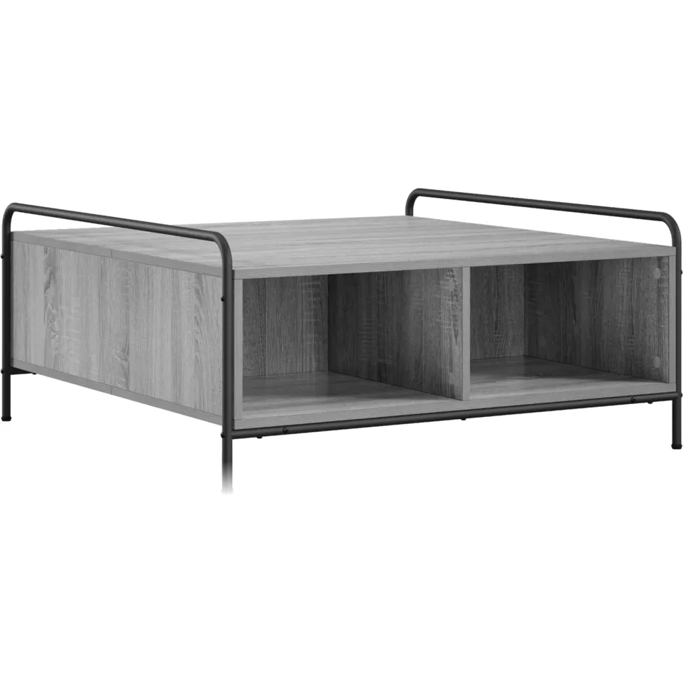 vidaXL Salontafel Grijs Sonoma 90 x 90 x 41 cm Bewerkt hout, foto 3