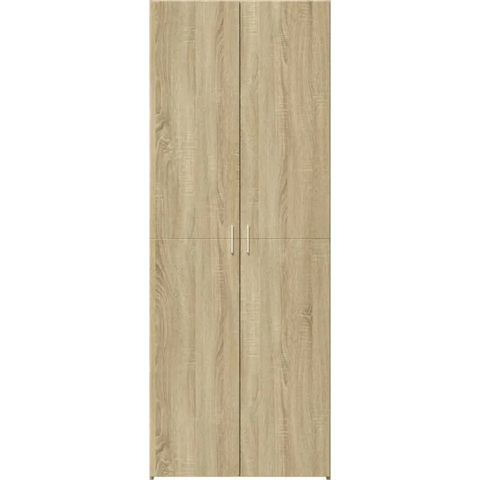 vidaXL Hoge kast 70x42,5x185 cm bewerkt hout sonoma eikenkleurig, foto 3
