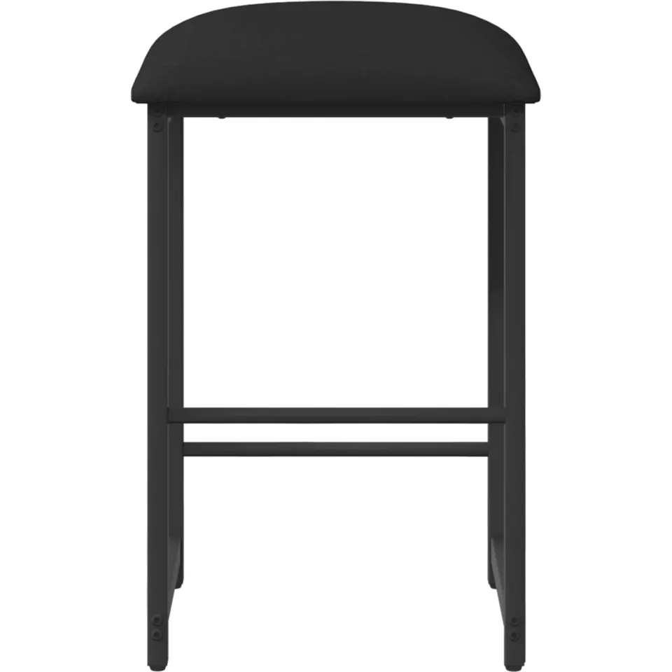 vidaXL Barkruk Zwart 40 x 32 x 64 cm Bewerkt hout