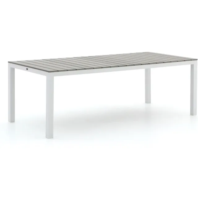 Bellagio tuinmeubelen Bellagio Fidenza dining tuintafel 220x100x75cm wit