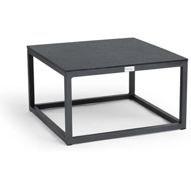 Tierra Outdoor Rio Salontafel M Trespa Graphite - 60x60 cm Antraciet
