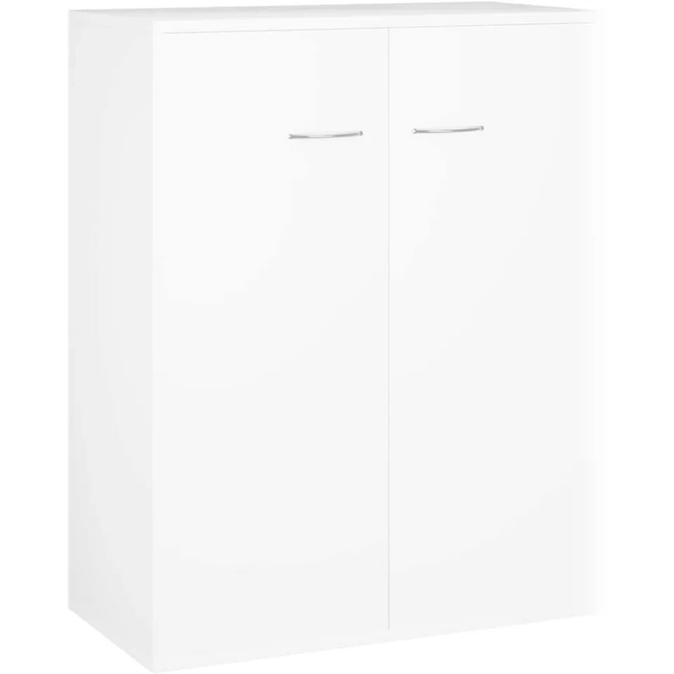 vidaXL Dressoir 60x30x75 cm bewerkt hout wit