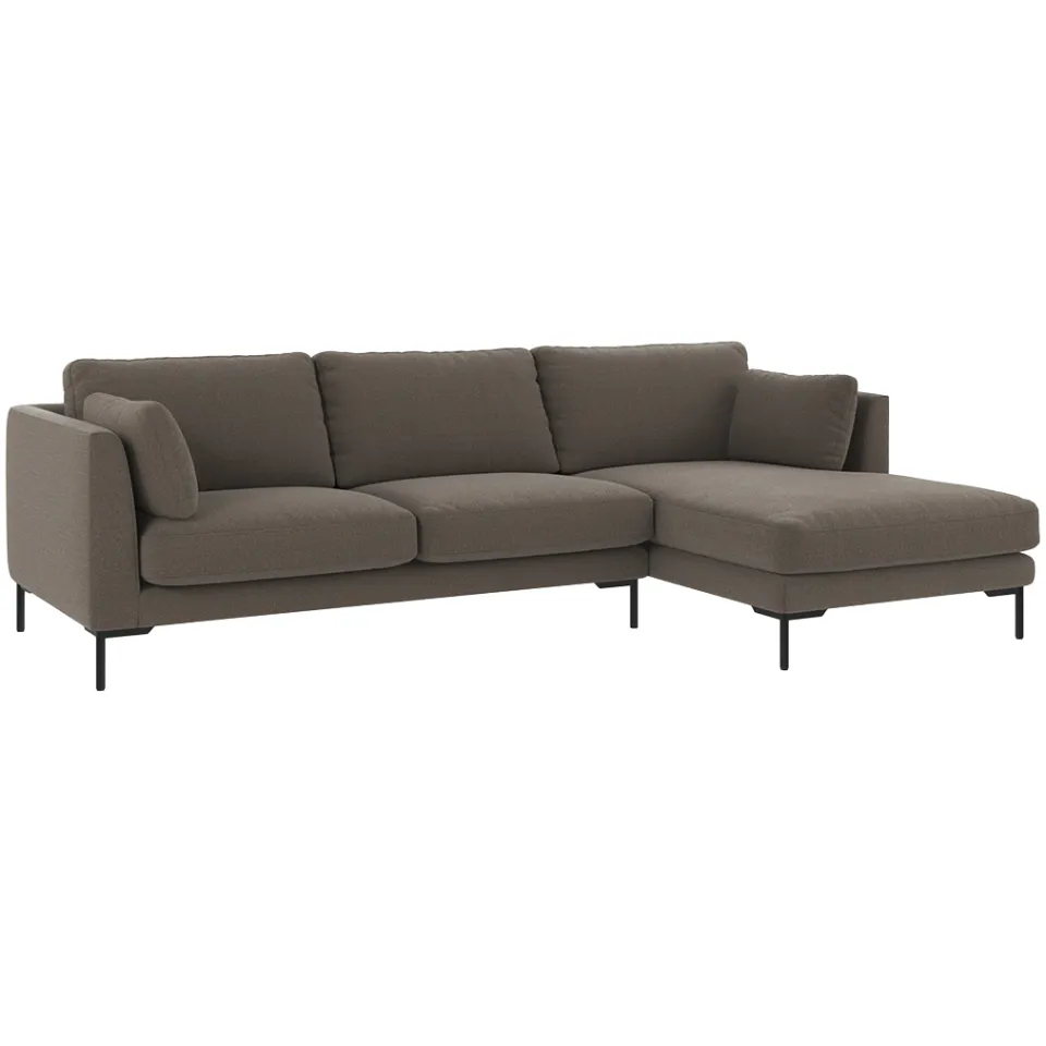 Rowico Home Corwin gestoffeerde hoekbank grijs - rechts - 270 cm, foto 2