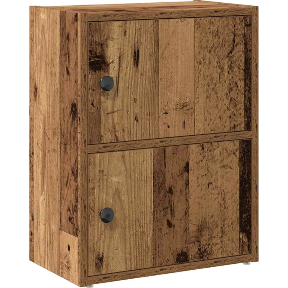 vidaXL Boekenkast 40x24x52 cm bewerkt hout oud houtkleurig bruin, foto 3