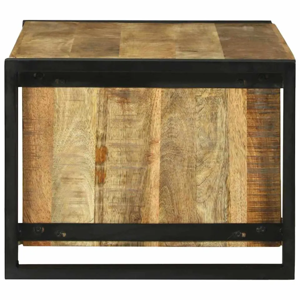 vidaXL Salontafel Bruin 90 x 50 x 38 cm Massief Mango Hout, foto 3