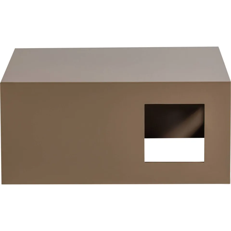 vtwonen Modern Salontafel - MDF/Hout - Hoogglans Zand - 40x88x88, foto 2
