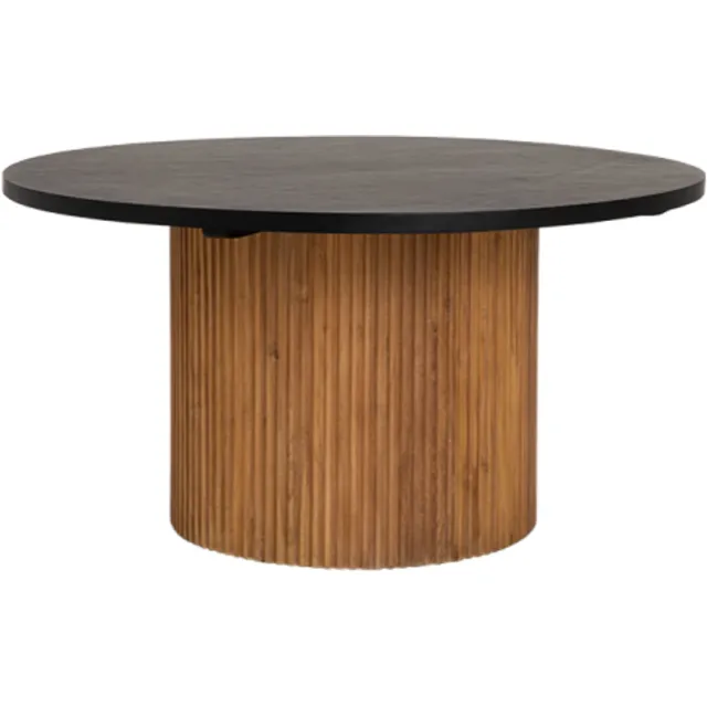 Tower Living Eettafel Palazzo rond teakhout 150 cm Naturel