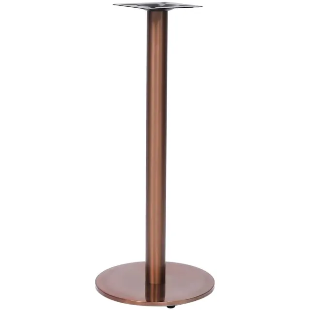 vidaXL Bistrotafelpoot Ø45x107 cm roestvrij staal goudkleurig