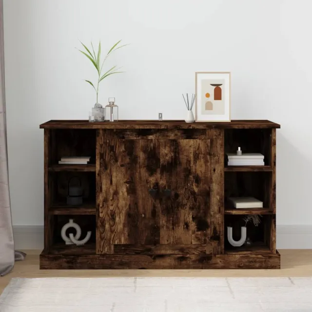 vidaXL Dressoir 100x35,5x60 cm bewerkt hout gerookt eikenkleurig, foto 2