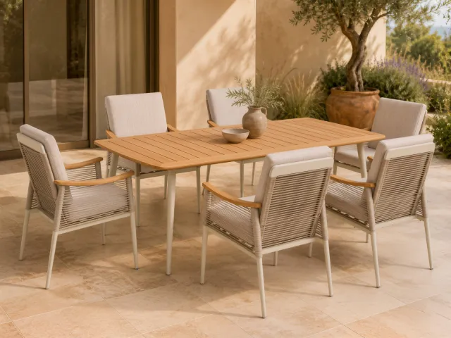 SenS-Line Sevilla diningset crème, foto 2