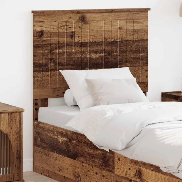 vidaXL Hoofdbord Oud Hout Bewerkt hout Bruin