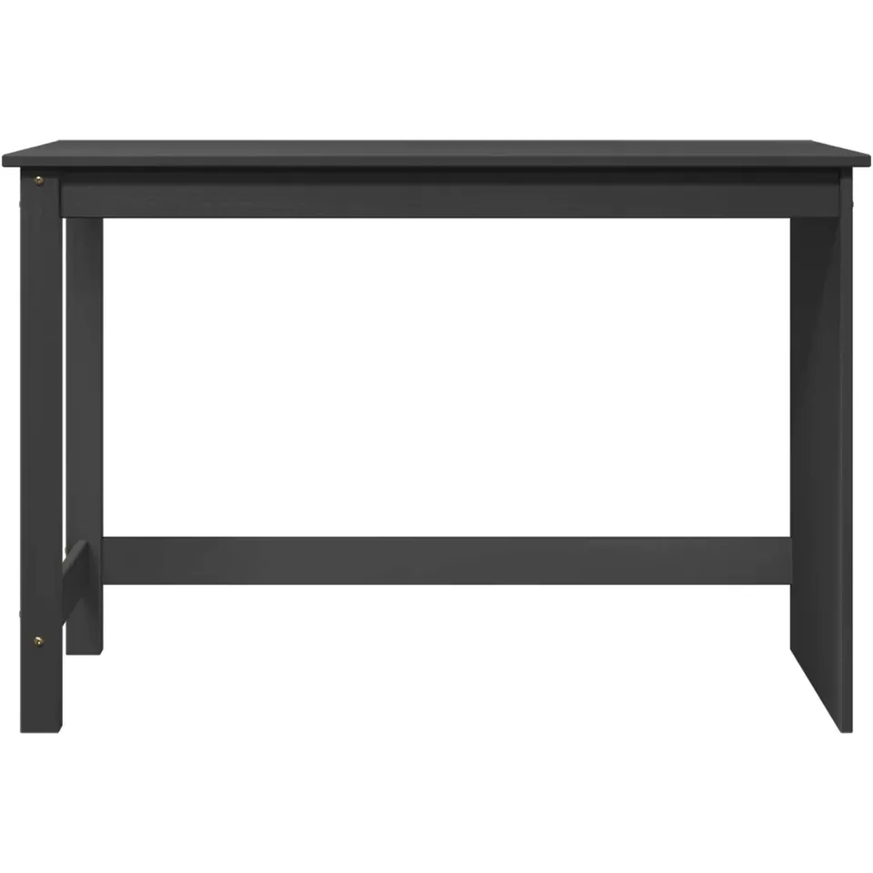 vidaXL Bureau MOSS Grijs 112 x 50 x 75 cm Massief Vurenhout, foto 2