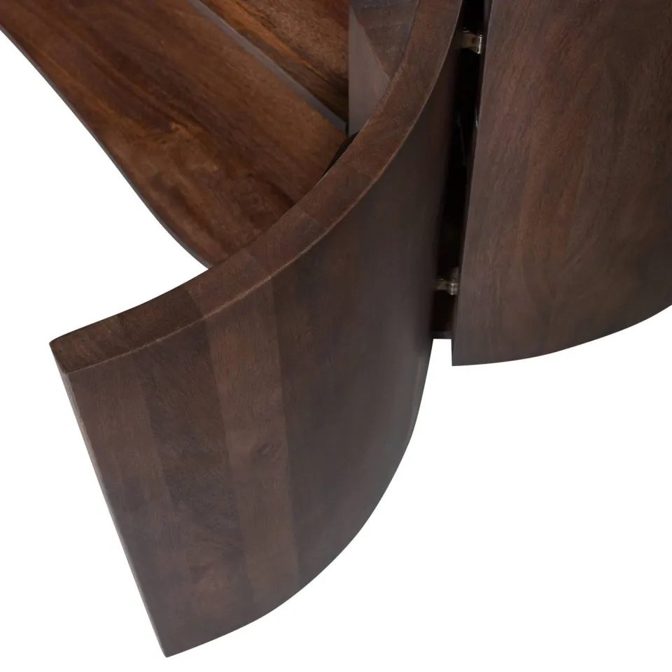 WOOOD Sense 4-deurs dressoir walnoot, foto 5