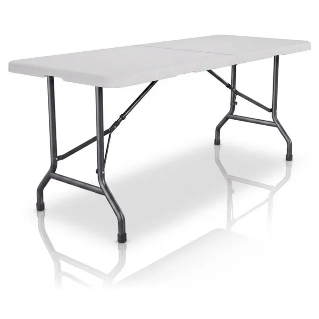 Juskys Tuintafel - opklapbaar - 180 x 74 x 74 cm - wit