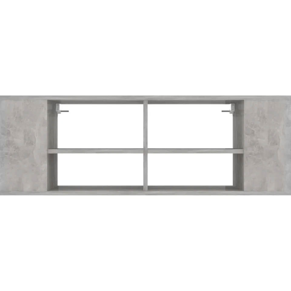 vidaXL Tv-wandmeubel 102x35x35 cm bewerkt hout betongrijs
